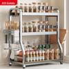 304 Stainless Steel Multifunctional Kitchen Countertop Organizer