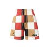 Свободные шорты в клетку и сетку с красной глиной и золотыми акцентами, мужские брюки DQ8348-662
