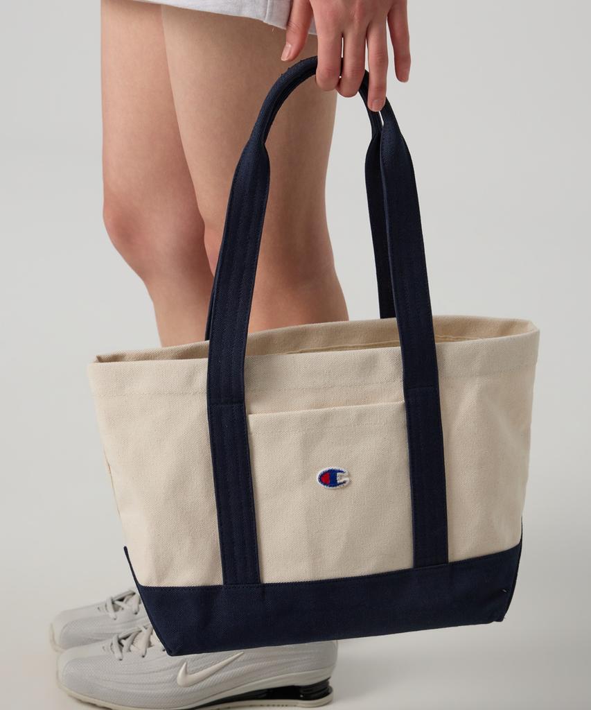 Champion Heritage Jogtag Canvas Tote Bag M Ecru