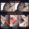 10Pcs Nylon Snow Chain Emergency Anti Skid Mud Snow Chain Survival Traction Car Tire Chains for Car