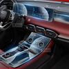 Для JETOUR X70 PLUS -2024 Прозрачная защитная пленка из ТПУ для центральной консоли автомобиля, противоцарапающая наклейка