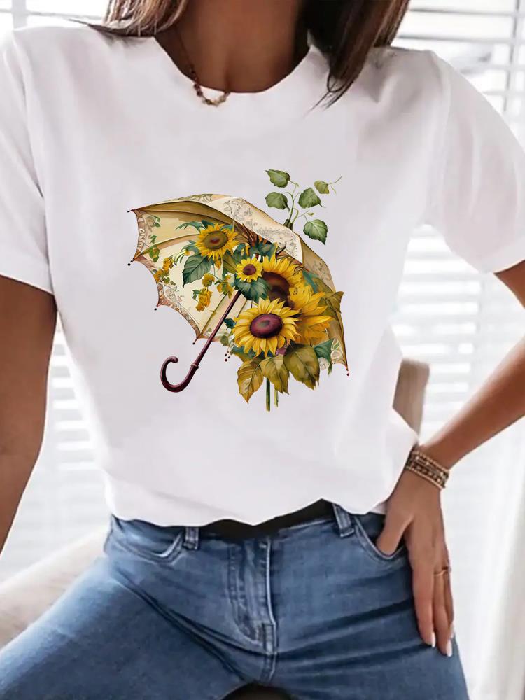 (Азиатский размер) трендовый стиль милый женский топ футболка модная одежда футболка женская с принтом женская с коротким рукавом графические футболки