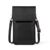 Women's Touch Screen PU Leather Crossbody Phone Bag - Small, Simple, Vertical Style for Summer