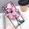 Цветной чехол для телефона с цветами орхидеи Чехол для Samsung Galaxy S24 S25 Ultra S21 S22 Ultra S10E Note 10 Plus Note 20 FE S23
