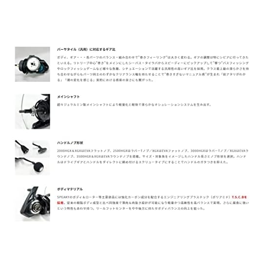 Tailwalk Reel SPEAKY 2500S XGX