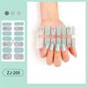 16 Strips Glitter Nail Wraps for Women Nail Polish Strips Self Adhesive Nail Polish Stickers Fingernail Manicure Sticker