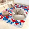 Cartoon M-Myaku-Myaku Entrance Door Mat Washable Non-Slip Living Room Sofa Chairs Area Mat Kitchen Welcome Doormat