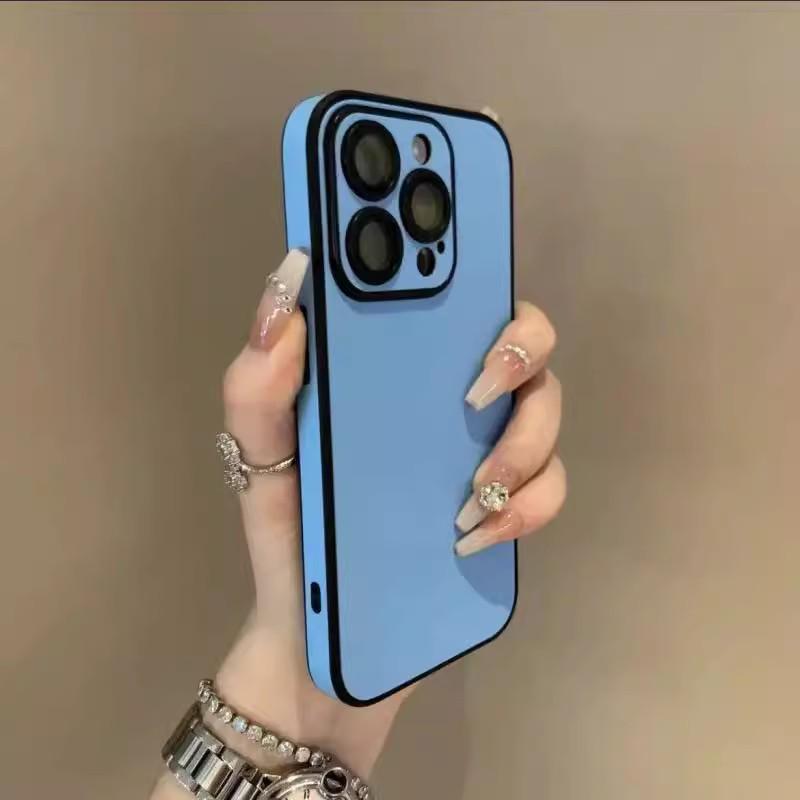 Чехол для iPhone 17 из натуральной пигментированной кожи, совместим с Apple 16 Pro Max, полное покрытие камеры, защита от падений.