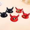 Pumpkin Halloween Pet Horns Hat Adjustable Dog Dress Up Cap Halloween Pet Hat  Halloween Decor