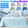 Кондиционер Одеяло для лета Однотонное Охлаждающее одеяло из ледяного шелка Летнее Легкое и Гладкое Размер Твин/Кинг Холодное Одеяло
