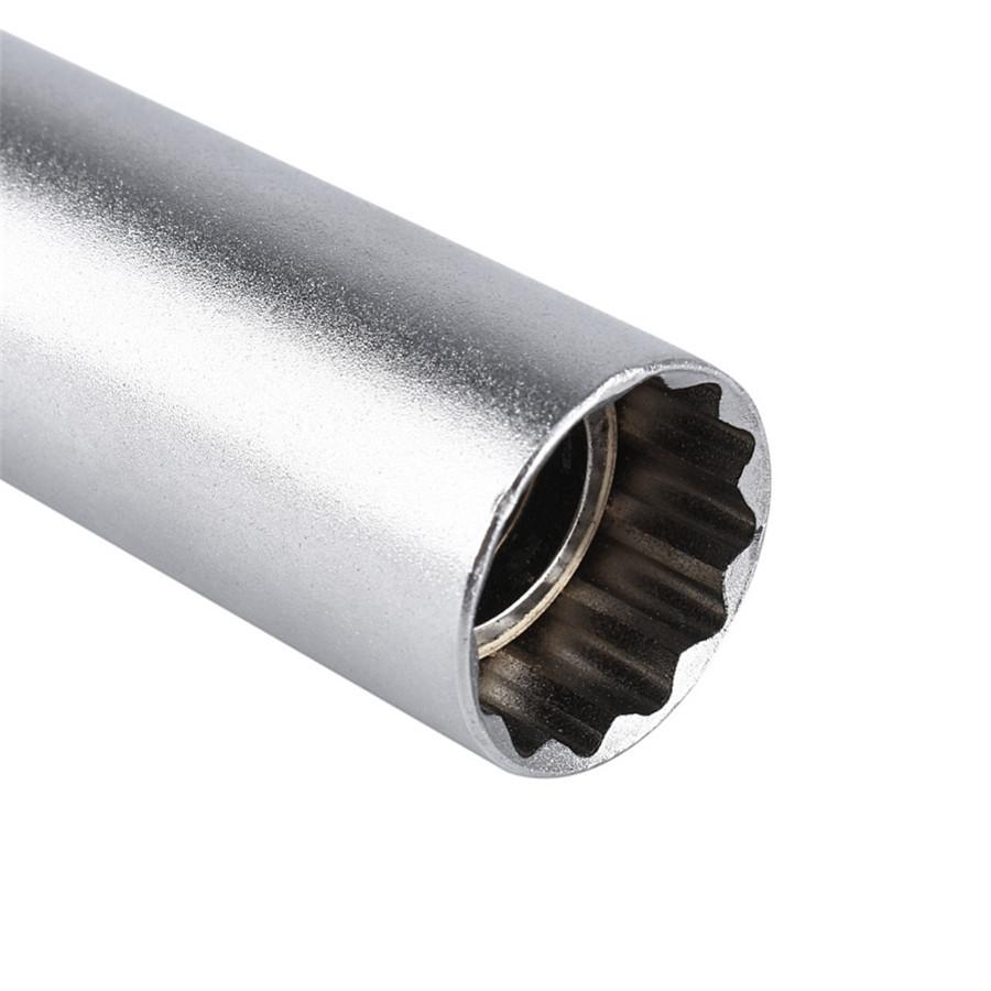 Магнитный свечной ключ 65 мм 3/8 14 мм Инструмент для снятия свечей зажигания Хром