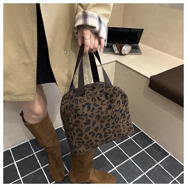 Милая вельветовая термосумка для ланча - Портативная, водонепроницаемая сумка с пакетом со льдом для студентов и офисных работников