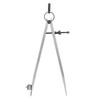 Rotating Joint Wing Divider Compass Carbon Steel Professional Carpenter Compass  For Artists