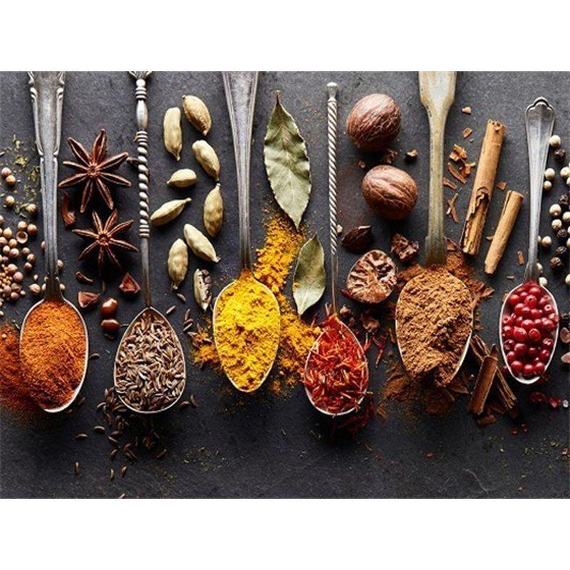 Kitchen Decor Diamond Painting Foods Spice 5D Diy Diamond Embroidery Cross Stitch Kit Coffee Mosaic Wall Art Rhinestone Posters