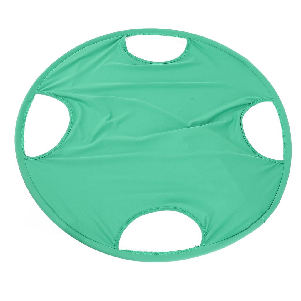 Pop Up Laundry Storage Basket Fine Wrapped Edges Foldable Round Clothes Container for Removing Cloth