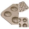 Carbon Steel Cookie Tray Heat Resistant Madeleine Mold Cake Pan Shell Shaped Mold  Desserts
