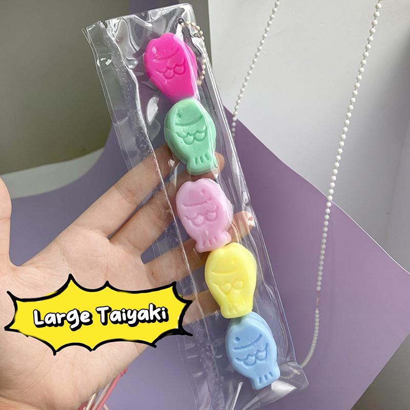 Милая мягкая игрушка-фиджет в виде кошачьей лапки Kawaii Taiyaki, мультяшная мягкая игрушка-моти, игрушка для снятия стресса, игрушка для детей и взрослых, подарки