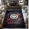 Ковер с принтом «Айнтрахт Франкфурт» из кристаллического велюра, нескользящий ковер из кристаллического велюра для дивана, спальни, домашнего декора в помещении