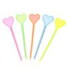 50шт фруктовая палочка пластиковая вилка вилка для кондитерских изделий многоразовая фруктовая десертная вилка для фруктов