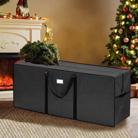 Водонепроницаемая сумка для хранения рождественской елки с усиленной ручкой, застежкой-молнией, большой вместимостью, влагостойкостью