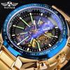 Men's Fashion Hollow Out Cool Mechanical Waterproof Automatic Mechanical Watch