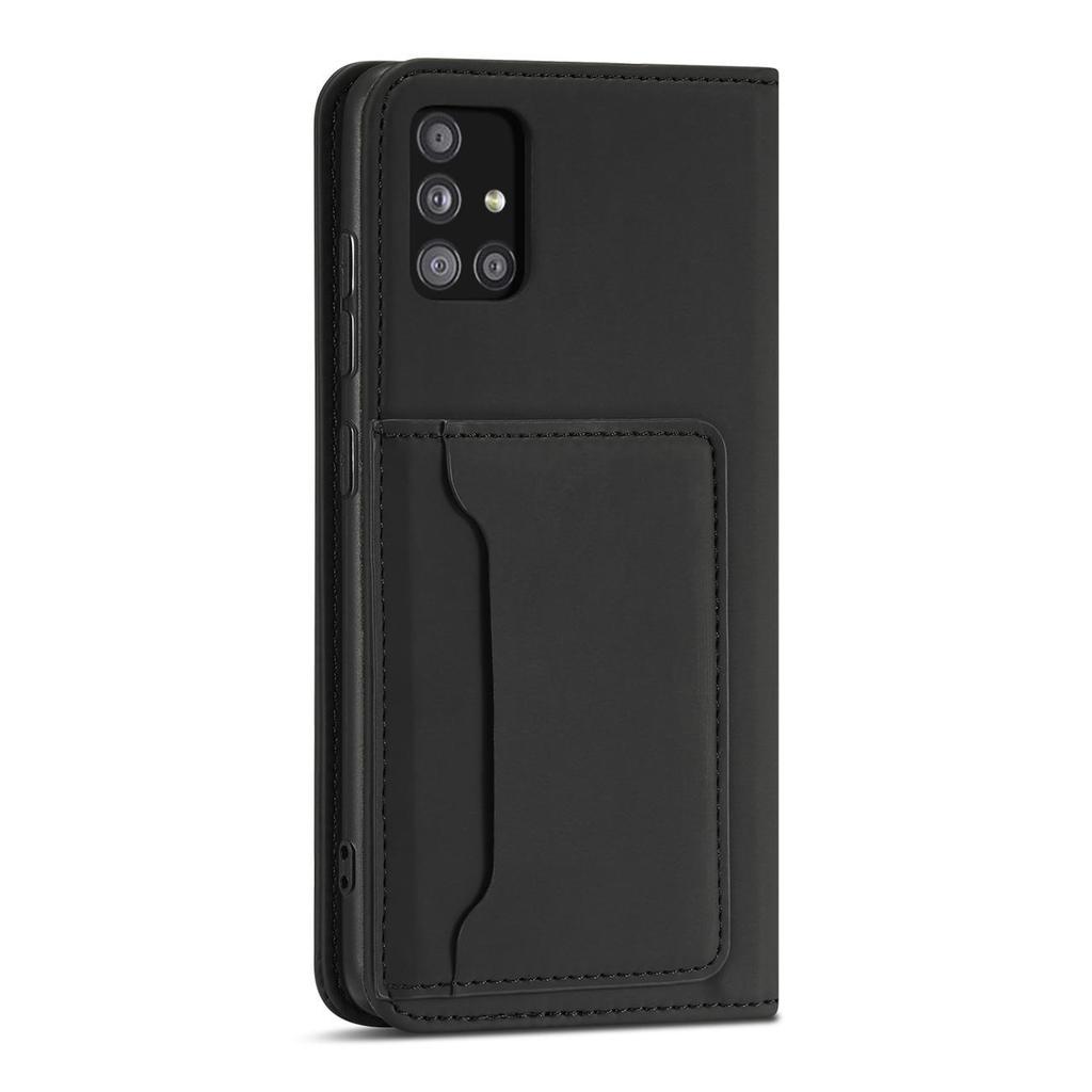Hurtel Samsung Galaxy A12 5G Wallet Case - Black