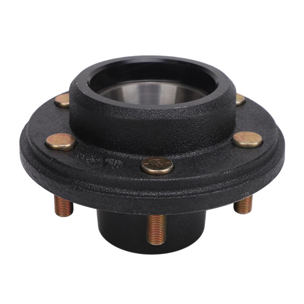 14PCS Trailer Wheel Hub Kit 6 Lug 6 On 5.5in High Load Capacity Metal Axle Bearing Kit for 5200 to 6000 Lbs Trailer Axle