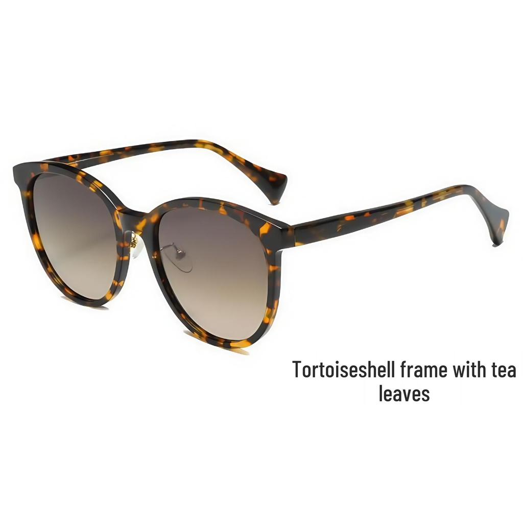 5031G Поляризованные солнцезащитные очки с нейлоновой круглой оправой и защитой от УФ-лучей для мужчин и женщин