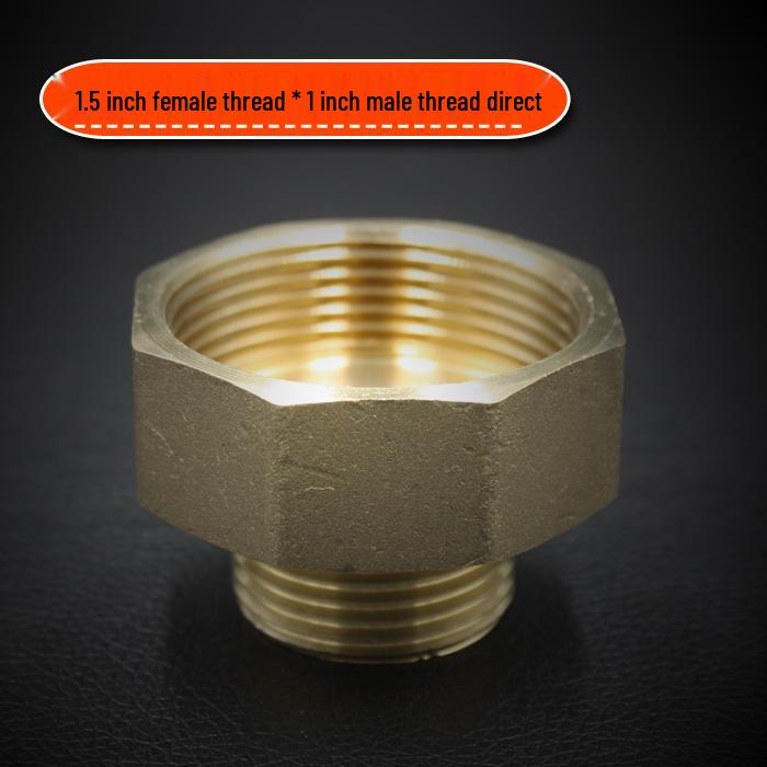 Copper Reducing Threaded Coupling Adapter for Male/Female: 1/2", 3/8", 1/4", 1/8" Connector