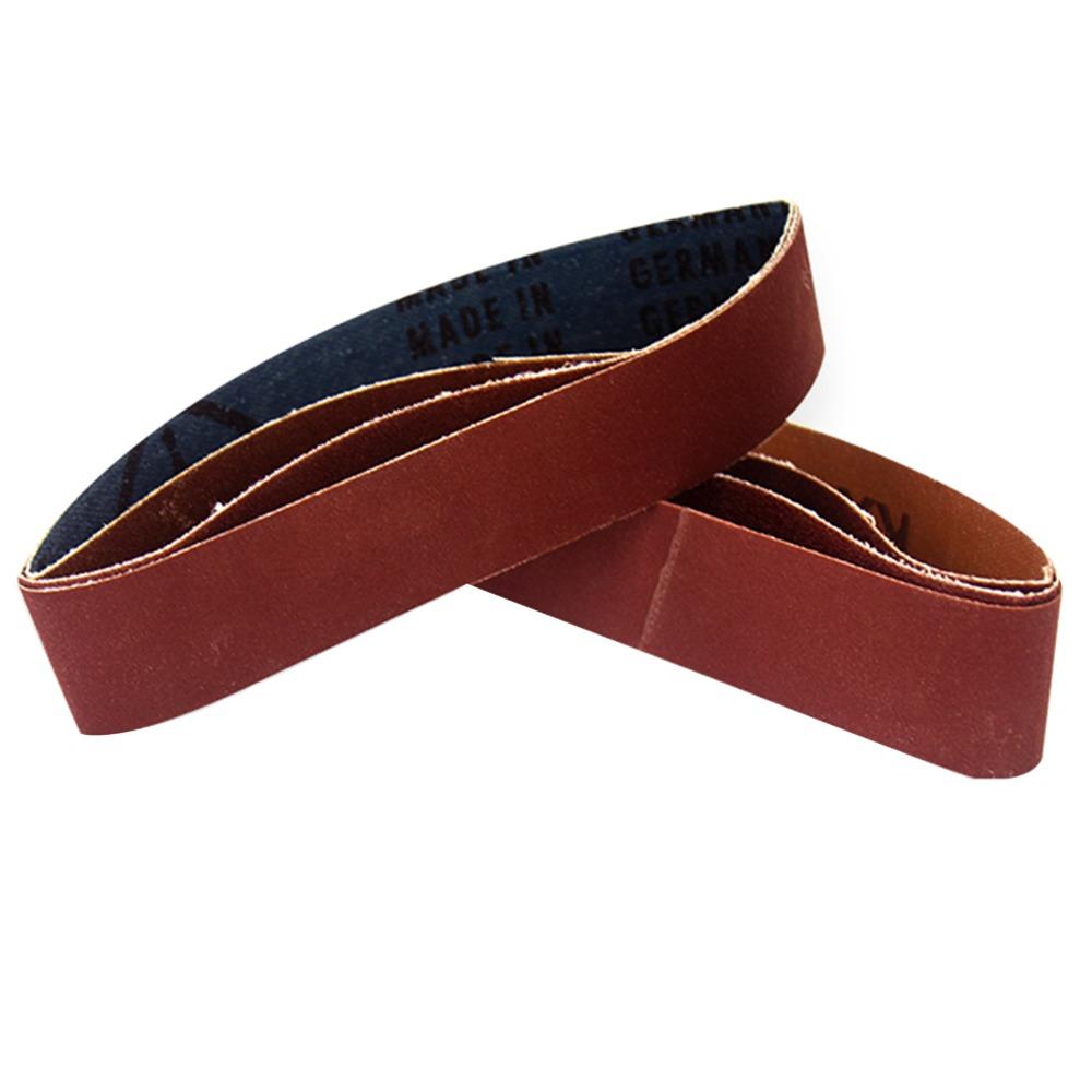 10pcs Alumina Abrasive Sanding Belts Belt Sander Sandpaper Cutting Machine