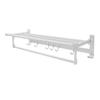 Bathroom Towel Rack Aluminium Material Modern Design Keeping Tidy Kitchen Towel Shelf for Home Hotel