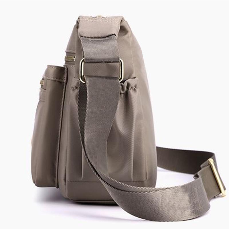 Practical Multi-pocket Women's Crossbody Bag for Daily Outings Stylish Multi- Lightweight Versatile Casual Nylon Bag