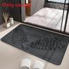 Polyester Bathroom Mat With Non Slip Backing And Water Absorption For Bedroom And Living Area