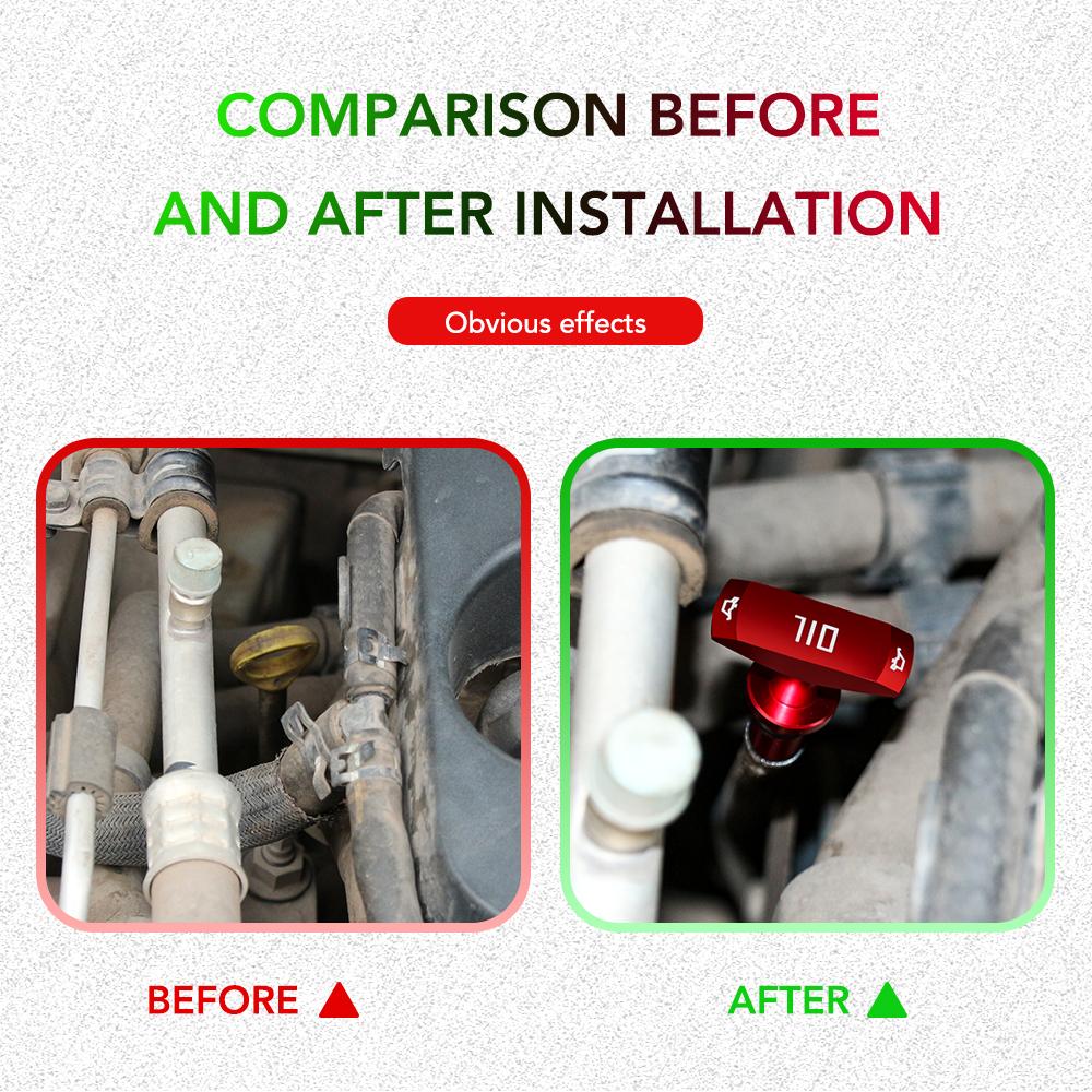 Ручка масляного щупа из алюминиевого сплава для Toyota Camry RAV4 Prado Corolla YARIS KIA Rio Sorento Sportage K2 K3 K5