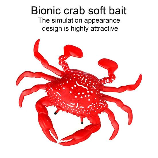 2 шт. 8 см/10 г мягкая приманка для краба плавающая бионическая приманка для краба красочная искусственная приманка TPR аксессуары для соленой воды и пресной воды