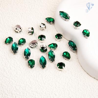 Дрель с когтями в форме конского глаза с четырьмя углами, утолщенная нижняя опора, сшитая вручную обувь со стразами, аксессуары для багажа и одежды «сделай сам»