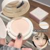 2 в 1 двухслойная пудра-кушон Clear Natural Lasting Brightening Gege Bear Makeup Concealer Loose Powder Cushion Cream