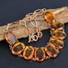 Glorious Citrine Gemstone Jewelry, Copper Necklace Handmade Jewelry For Her, Adjustable Jewelry For Wedding Gift