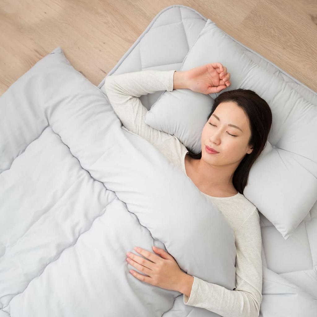 Emur Futon Single Made in Odor Mite Resistant Loose Compression Set, Подушка, Одеяло, Футон, Япония, Моющийся, Антибактериальный, Устойчивый, [Класс 3],