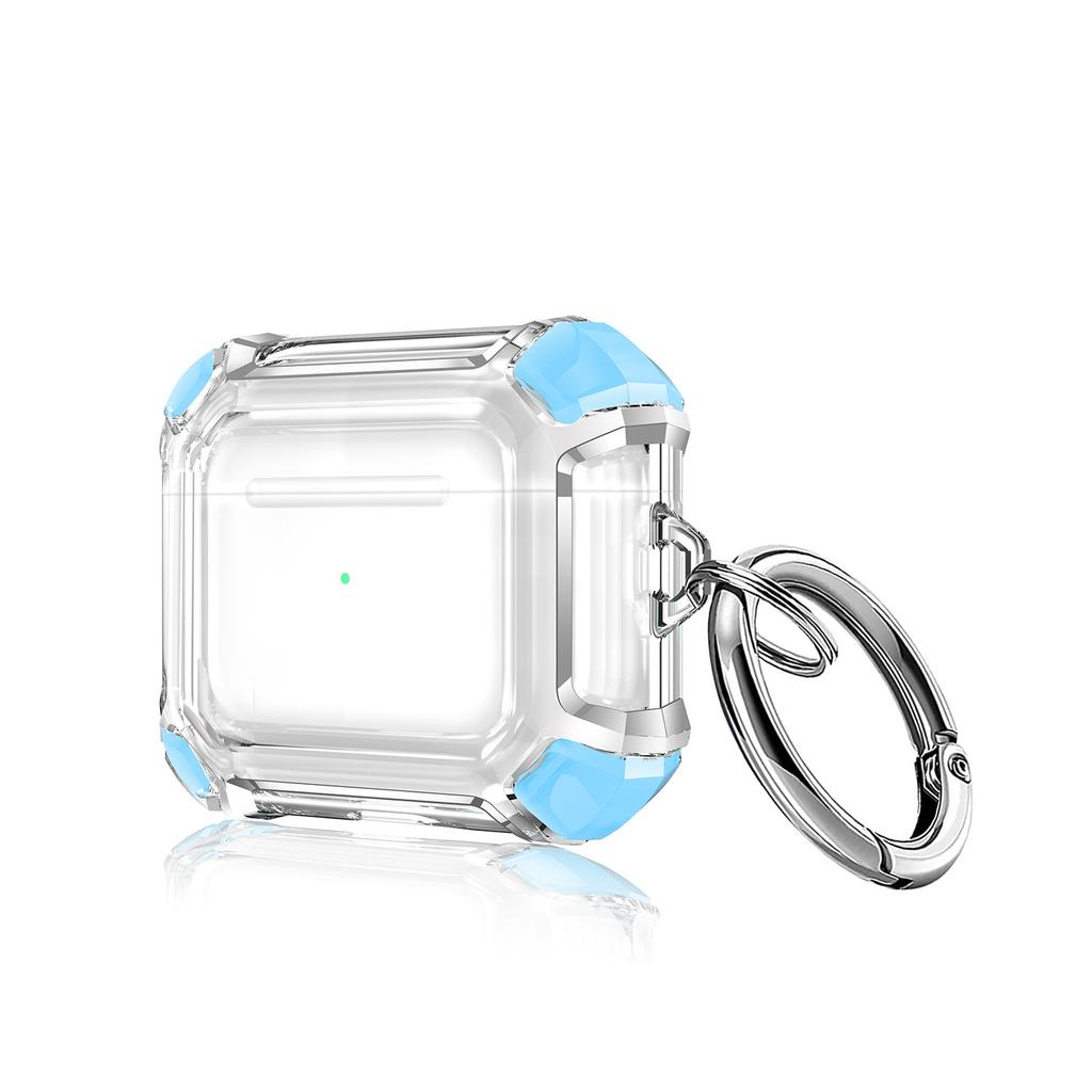 Новый прозрачный чехол для наушников Airpod 1 двухцветный ТПУ для Apple AirPods pro1 мягкий чехол