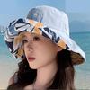 Women's Bucket Hat Spring Summer Hats For Women Double Sided Fisherman Cap Sun Protection Casual Sun Hat Ladies Foldable Sunhat