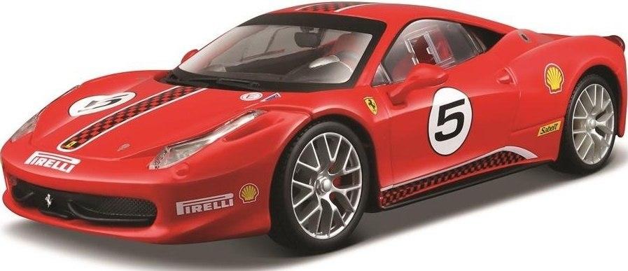 Ferrari 458 challenge #5 red model bburago 26302