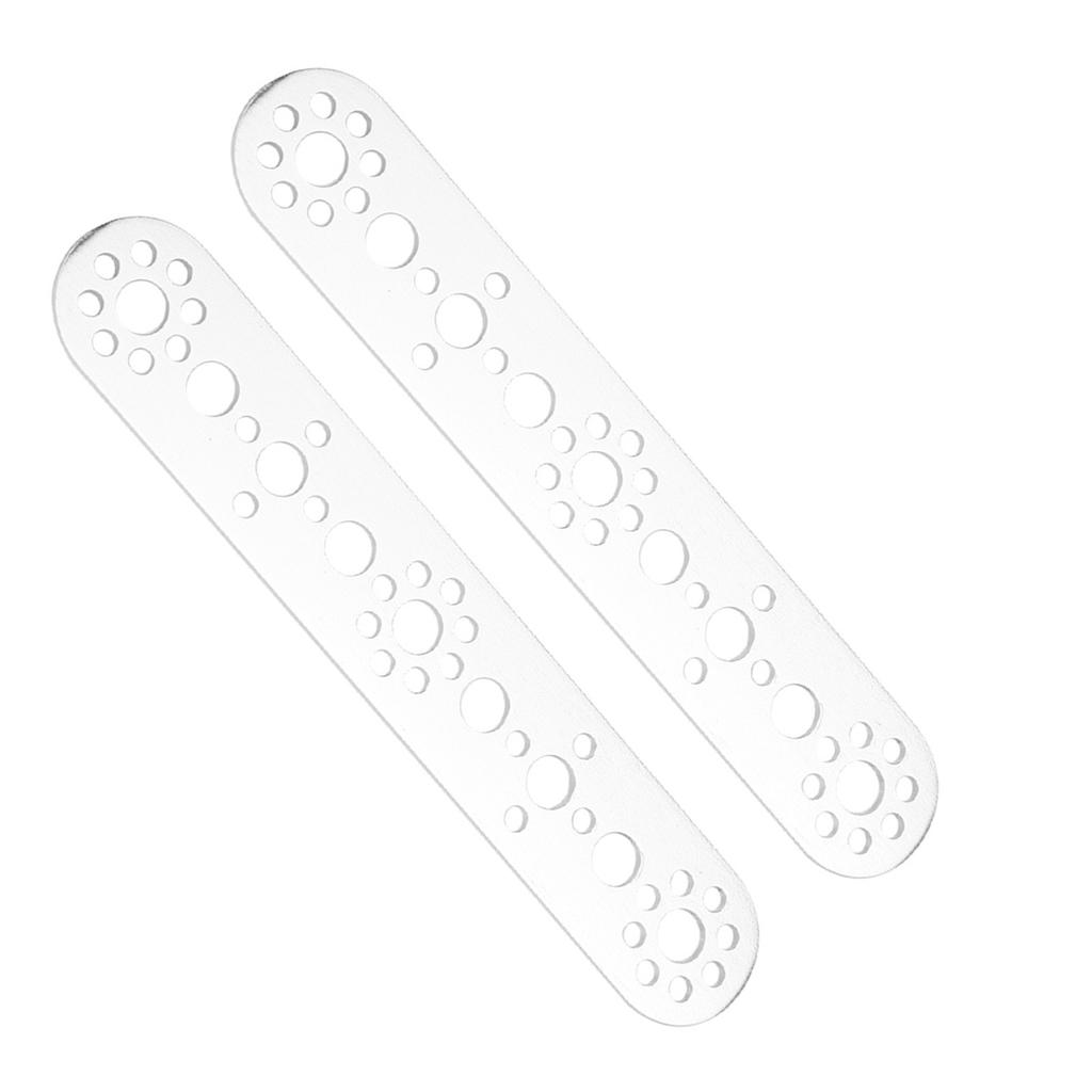 2 шт. алюминиевые пластины 9 отверстий сменные комплекты подходят для Tetrixrobotics аксессуары для роботов