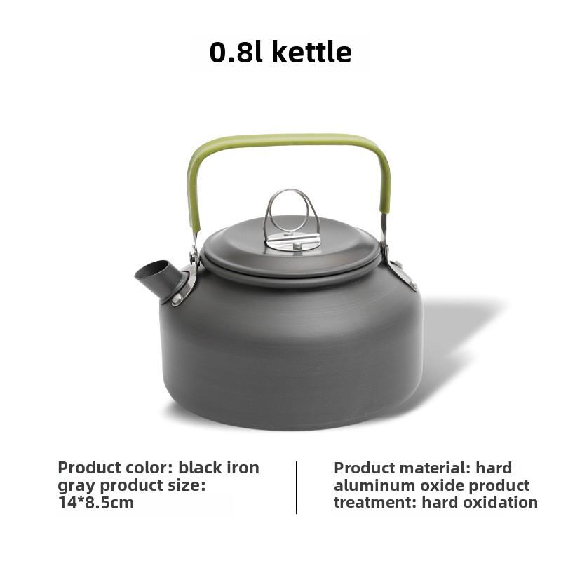 Большой емкости портативный чайник и заварочный чайник для кемпинга на открытом воздухе