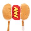 Funny Halloween Dog Costumes Hot Dog Shaped Dachshund Sausage Adjustable Clothes Pet Apparel Dressing Up Cat Party Costume Suit