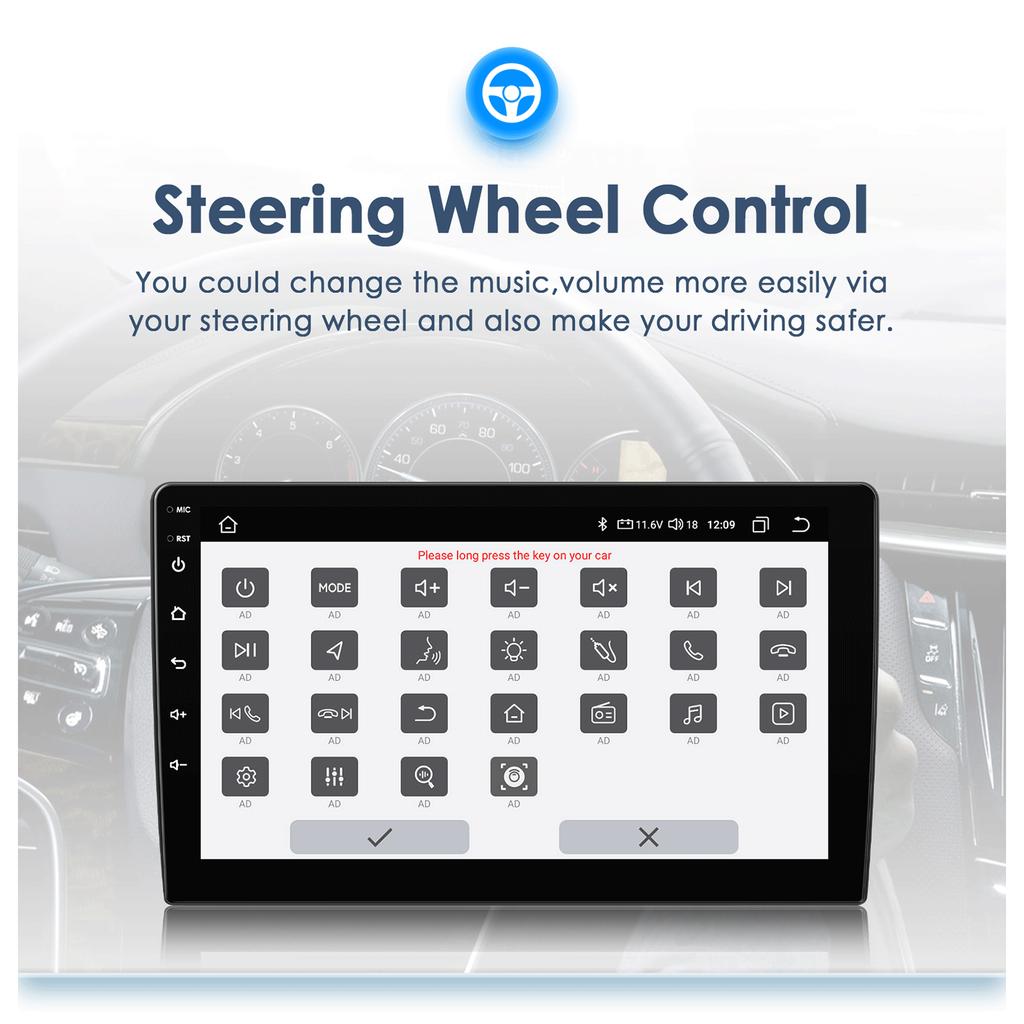 OSSURET Carplay 4G 10,1-дюймовая автомобильная интеллектуальная система Android автомобильное радио для Toyota Corolla Auris 2013 - 2016 GPS стерео интеллектуальный экран Bluetooth RDS