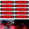 Светодиодные огни для бездорожья, подсветка днища для Jeep, внедорожника, UTV, грузовика, квадроцикла, лодки, красный D
