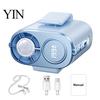 Long Battery Life Fan Portable Waist Fan, Rechargeable Personal Body with Flashlight, Wireless Clip-on Neck for Belt Hip, Outdoor Work Travel