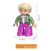 Совместимо с LEGO Duplo: Крупные блоки, Аксессуары, Фигурки, Минифигурки, Куклы, Персонажи и Профессиональные роли (например, Полиция)