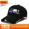 LNMAT1 Car Sticker Baseball Cap Outdoor Summer Sports Hat Embroidered Men Women Baseball Cap For BMW M POWER X3 X5 X6 E90 E70 F30 Auto